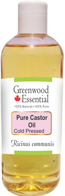 

Greenwood Essential Pure Castor Oil (Ricinus communis) 100% Natural Therapeutic Grade Cold Pressed(200 ml)