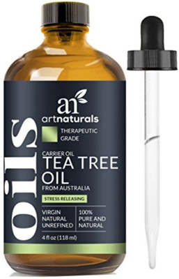 

Artnaturals Tea Tree Essential Oil - 4 oz Pure and Natural Premium Melaleuca Therapeutic Grade(10 ml)