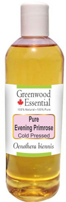 

Greenwood Essential Pure Evening Primrose Oil (Oenothera biennis) 100% Natural Therapeutic Grade Cold Pressed(200 ml)