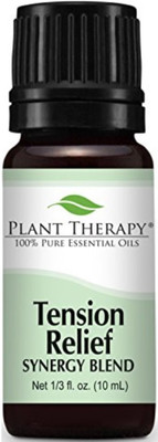 

Plant Therapy Tension Relief (Headache Relief) Synergy Essential Oil Blend. 100% Pure, Undiluted, Therapeutic Grade. 10 ml (1/3 oz).(10 ml)