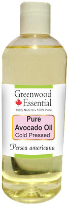 

Greenwood Essential Pure Avocado Oil (Persea americana) 100% Natural Therapeutic Grade Cold Pressed(200 ml)