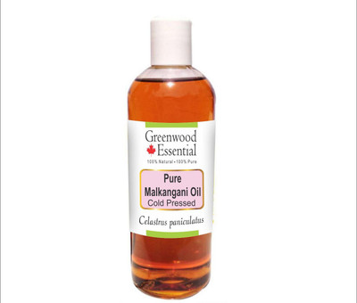

Greenwood Essential Pure Malkangani Oil (Malkangni/Jyotishmati) (Celastrus paniculatus) 100% Natural Therapeutic Grade Cold Pressed(200 ml)