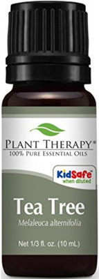 

Plant Therapy Tea Tree (Melaleuca) Essential Oil. 100% Pure, Undiluted, Therapeutic Grade. 10 mL (1/3 Ounce).(10 ml)