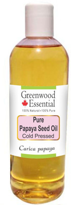 

Greenwood Essential Pure Papaya Seed Oil (Carica papaya) 100% Natural Therapeutic Grade Cold Pressed(200 ml)