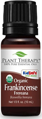 

Plant Therapy USDA Certified Organic Frankincense Frereana Essential Oil. 100% Pure, Undiluted, Therapeutic Grade. 10 ml (1/3 oz).(10 ml)