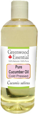 

Greenwood Essential Pure Cucumber Oil (Cucumis sativus) 100% Natural Therapeutic Grade Cold Pressed(200 ml)