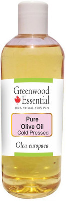 

Greenwood Essential Pure Olive Oil (Olea europaea) 100% Natural Therapeutic Grade Cold Pressed(200 ml)