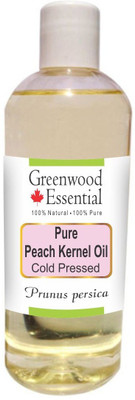 

Greenwood Essential Pure Peach Kernel Oil (Prunus persica) 100% Natural Therapeutic Grade Cold Pressed(200 ml)