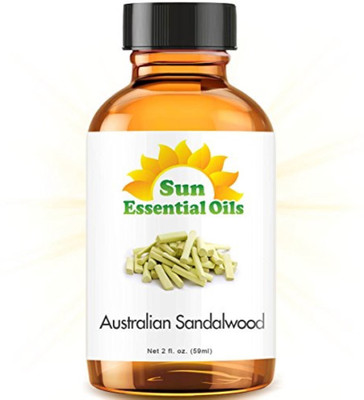 

Sun Organic Sandalwood (Australian)(2 fl oz) Best Essential Oil - 2 ounces (59ml)(10 ml)
