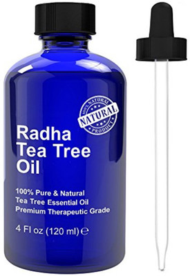 

Radha Tea Tree Essential Oil 4 oz - 100% Pure and Natural(10 ml)