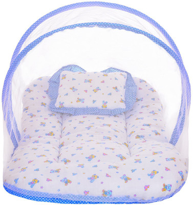 

Aayat Kids Luxury Bedding with Insects Protector Net X109 New Born Well Cushioned Crib(Fabric, Multicolor)