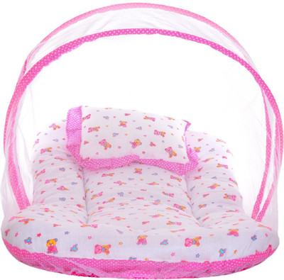 

Aayat Kids Luxury Bedding with Insects Protector Net X115 New Born Well Cushioned Crib(Fabric, Multicolor)