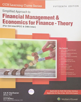 Simplified Approach To Financial Management & Economics For Finance - Theory (For Ca Inter/Ipcc & Cma Inter) May 2019 Exam(English, Paperback, Ca V Murali, Ca K Hariharan)