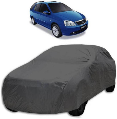 ask Car Cover For Tata Indigo eCS (Without Mirror Pockets)(Grey)