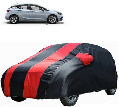 carphoenix Car Cover For Opel Astra (Without Mirror Pockets)(Red, Black)