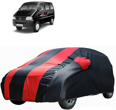 carphoenix Car Cover For Maruti Suzuki Eeco (Without Mirror Pockets)(Red, Black)