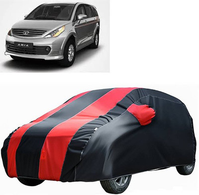 carphoenix Car Cover For Tata Aria (Without Mirror Pockets)(Red, Black)