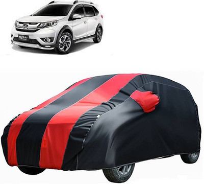 carphoenix Car Cover For Honda BR-V (Without Mirror Pockets)(Red, Black)