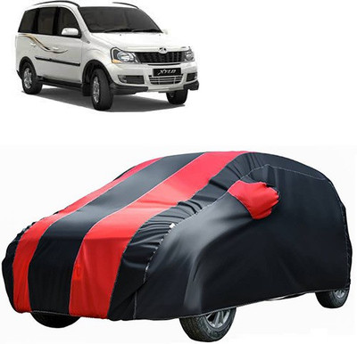 A+ RAIN PROOF Car Cover For Mahindra Xylo (Without Mirror Pockets)(Red, Black)
