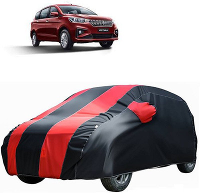 carphoenix Car Cover For Maruti Suzuki Ertiga (Without Mirror Pockets)(Red, Black)