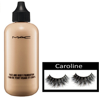 

caroline Eyelashes, Mac Face And Body Foundation(Set of 2)