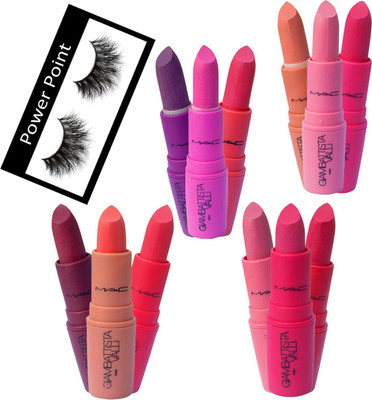 

power point Eyelashes&Mac Giambattista Valli Lipstick Pack Of (12)(Set of 13)