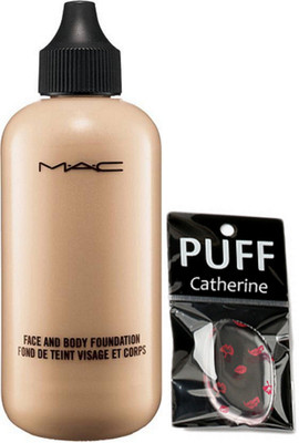 

catherine slicon puff , face and body foundation(Set of 2)