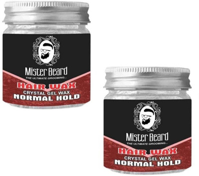 

MISTER BEARD Hair Wax Normal Hold 100gm (Pack of 2)(Set of 2)
