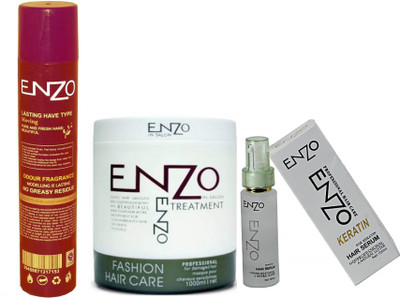 

Enzo Hair Care Combo of Hair Spa, Hair Serum & Hair Holding Spray(Set of 3)
