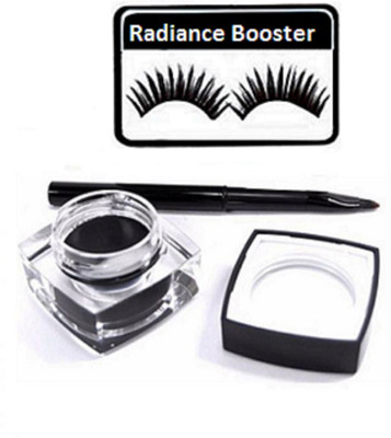 

radiance booster Eyelashes & Mac Fluidline Gel Eyeliner(Set of 2)