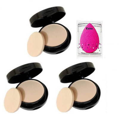 

eska Sponge puff, MAC Compact Pack Of 3(Set of 4)