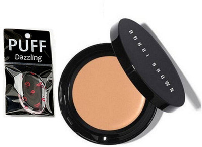 

dazzling Silicon puff with Bobbi brown Concealer(Set of 2)