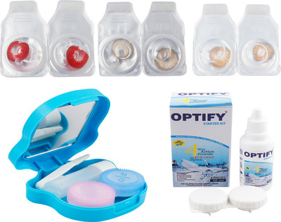 

Optify Combo Pack Monthly Color Contact Lens with Kit (Zero Power, Red-Hazel-Honey, Pack of 3) Monthly Contact Lens(1, Red-Hazel-Honey, Pack of 3)
