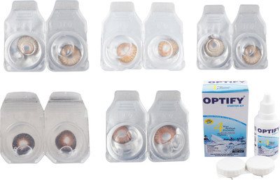 

Optify Combo Pack Monthly Color Contact Lens (Zero Power, Hazel-Honey-Gold-Brown-Hazel, Pack of 2) Monthly Contact Lens(1, Hazel-Honey-Gold-Brown-Hazel, Pack of 2)