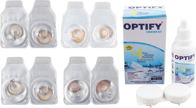 

Optify Combo Pack Monthly Color Contact Lens (Zero Power, Pure Hazel-Honey-Hazel-Hazel, Pack of 4) Monthly Contact Lens(1, Pure Hazel-Honey-Hazel-Hazel, Pack of 4)