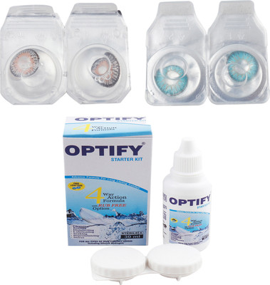 

Optify Combo Pack Monthly Color Contact Lens (Zero Power, Grey-Aqua, Pack of 2) Monthly Contact Lens(1, Grey-Aqua, Pack of 2)