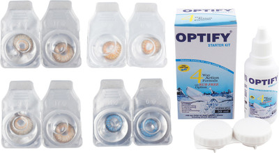 

Optify Combo Pack Monthly Color Contact Lens (Zero Power, Pure Hazel-Honey-Hazel-Blue, Pack of 4) Monthly Contact Lens(1, Pure Hazel-Honey-Hazel-Blue, Pack of 4)