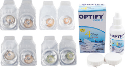

Optify Combo Pack Monthly Color Contact Lens (Zero Power, Pure Hazel-Honey-Hazel-Green, Pack of 4) Monthly Contact Lens(1, Pure Hazel-Honey-Hazel-Green, Pack of 4)