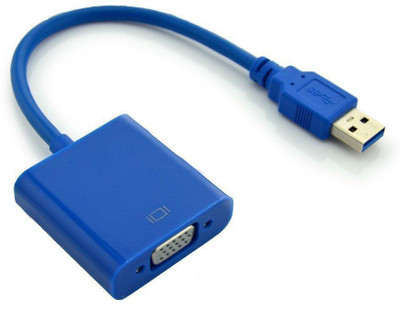 

Kebilshop USB 3.0 Male to 15 pin VGA Female Cable, Converter, Adapter (25cm). For Macbook,Laptop,Computer etc. VGA Cable(Macbook,Laptop,Computer, Blue)