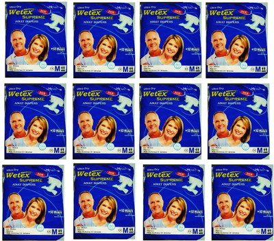 

wetex supreme Adult Diapers - M(120 Pieces)