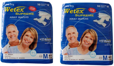 

wetex supreme Adult Diapers - M(20 Pieces)