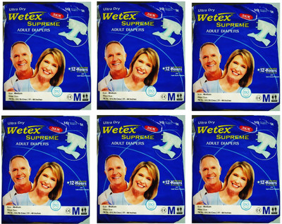 

wetex supreme Adult Diapers - M(60 Pieces)
