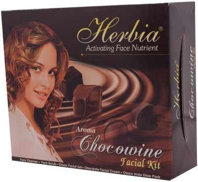 

Herbia CHOCOWINE FACIAL KIT 400 ml(Set of 5)