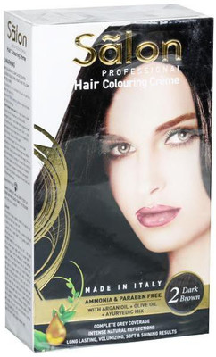 

Modicare Salon Professional Hair Colouring Creme (2 Dark Brown) 145 ml Hair Color(Dark Brown)