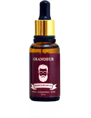 

Grandeur Beard Oil For Beard Growth- Jojoba and Argan Oil Hair Oil(30 ml)