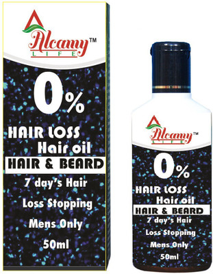Alcamy 0 % Hair Loss Hair Oil ( Male and Female) Hair Oil(50 ml)