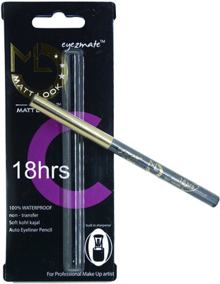 

Mattlook waterproof Black Kajal(BLACK)