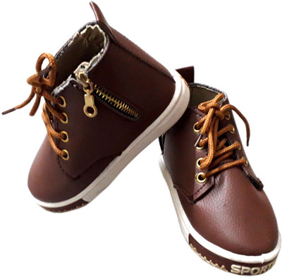 

Kaizen Boys Lace Casual Boots(Brown