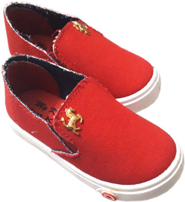 

Kaizen Boys Slip on Loafers(Red
