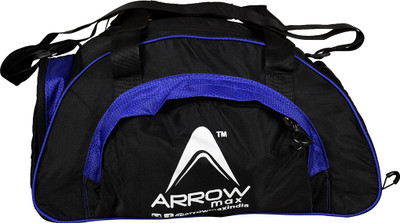 

Arrowmax Elite Gym and Travel Bag , Black and Blue By Krasa Gym and Travel Bag(Black, Kit Bag, Black;blue